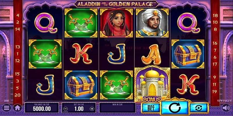 Khám phá luật chơi Aladdin Slots chi tiết nhất cho tân thủ