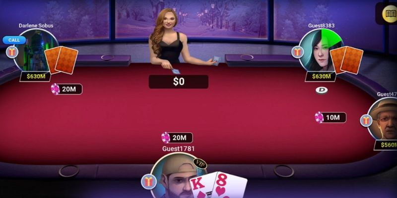 Tham gia đánh bài Poker tại King88