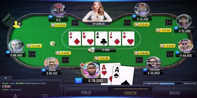 Sức mạnh của tứ quý trong poker